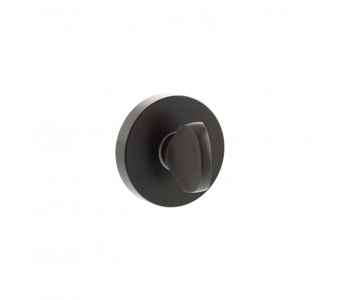 Senza Pari Bathroom Turn & Release On Minimal Round Rose - Urban Dark Bronze