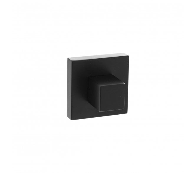 Senza Pari Bathroom Turn & Release On Minimal Square Rose - Matt Black