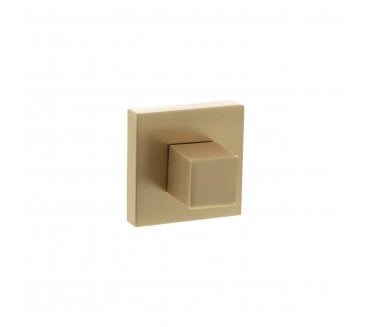 Senza Pari Bathroom Turn & Release On Minimal Square Rose - Satin Brass