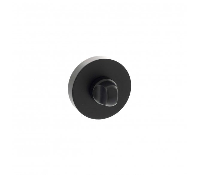 Senza Pari Bathroom Turn & Release On Round Rose - Matt Black