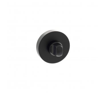Senza Pari Bathroom Turn & Release On Round Rose - Matt Black
