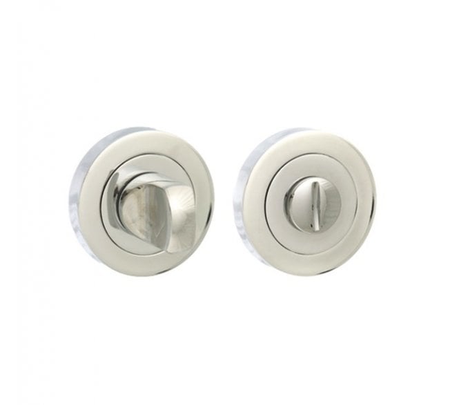 Senza Pari Bathroom Turn & Release On Round Rose - Polished Chrome