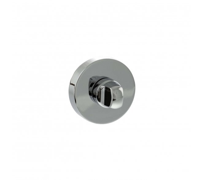 Senza Pari Bathroom Turn & Release On Round Rose - Polished Chrome