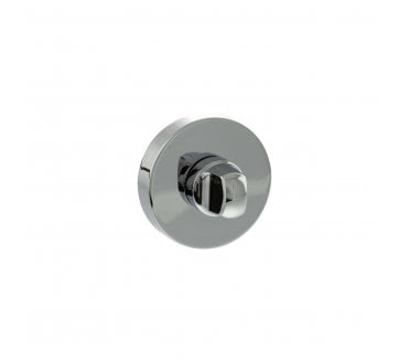 Senza Pari Bathroom Turn & Release On Round Rose - Polished Chrome