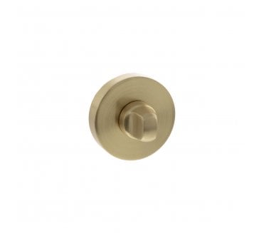Senza Pari Bathroom Turn & Release On Round Rose - Satin Brass