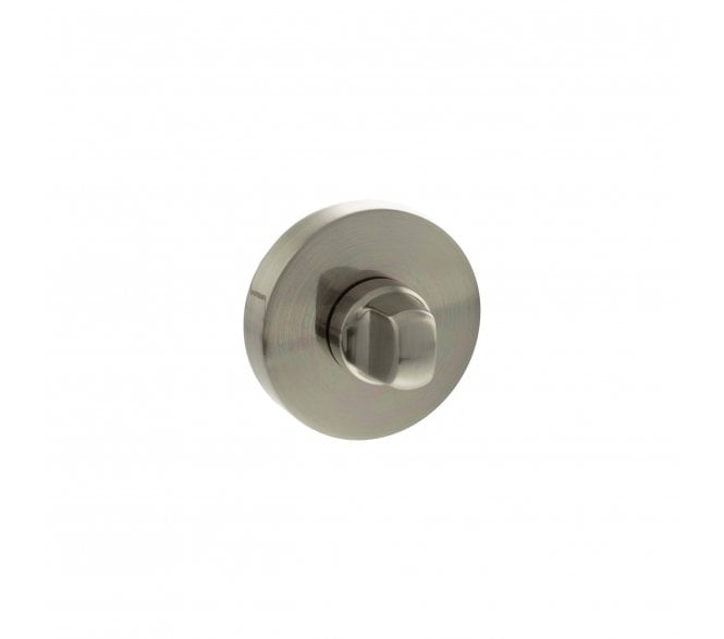 Senza Pari Bathroom Turn & Release On Round Rose - Satin Nickel