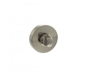 Senza Pari Bathroom Turn & Release On Round Rose - Satin Nickel