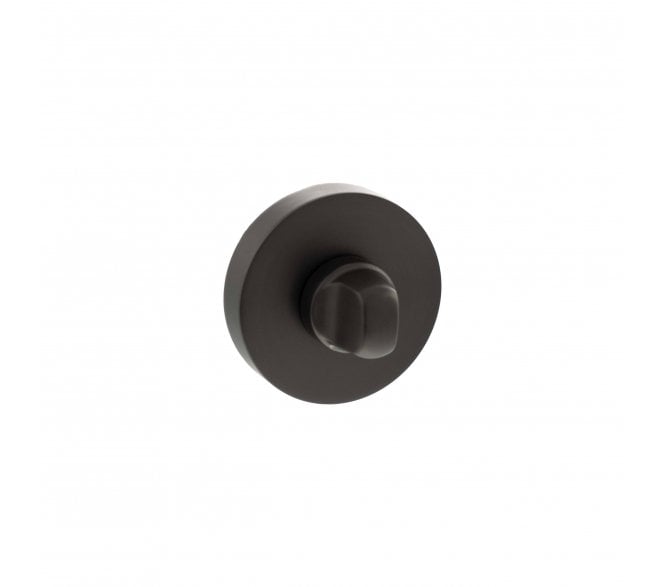 Senza Pari Bathroom Turn & Release On Round Rose - Urban Dark Bronze