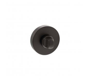 Senza Pari Bathroom Turn & Release On Round Rose - Urban Dark Bronze