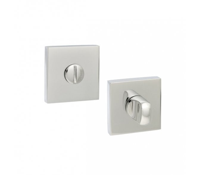 Senza Pari Bathroom Turn & Release On  Square Rose - Polished Chrome
