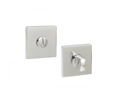 Senza Pari Bathroom Turn & Release On  Square Rose - Polished Chrome