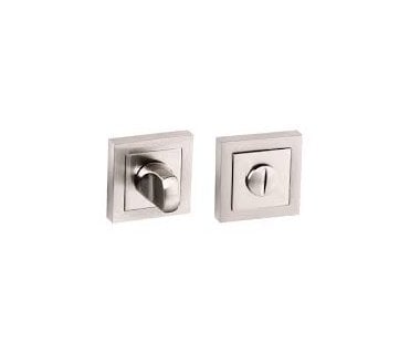 Senza Pari Bathroom Turn & Release On Square Rose - Satin Nickel