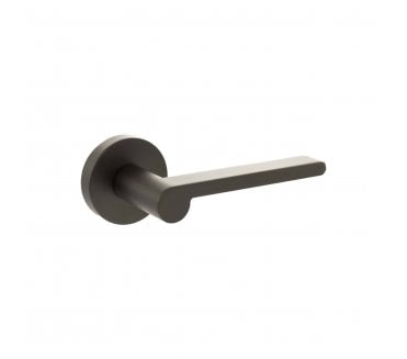 Senza Pari Darrio Lever On Round Rose - Urban Dark Bronze