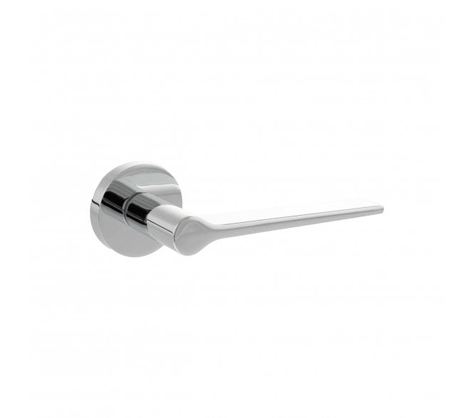 Senza Pari Laviano Lever On Minimal Round Rose - Polished Chrome