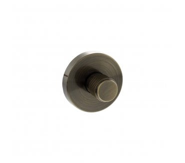 Senza Pari Lines Bathroom Turn & Release On Minimal Round Rose - Antique Brass
