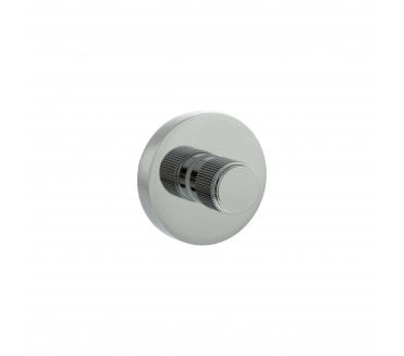 Senza Pari Lines Bathroom Turn & Release On Minimal Round Rose - Polished Chrome