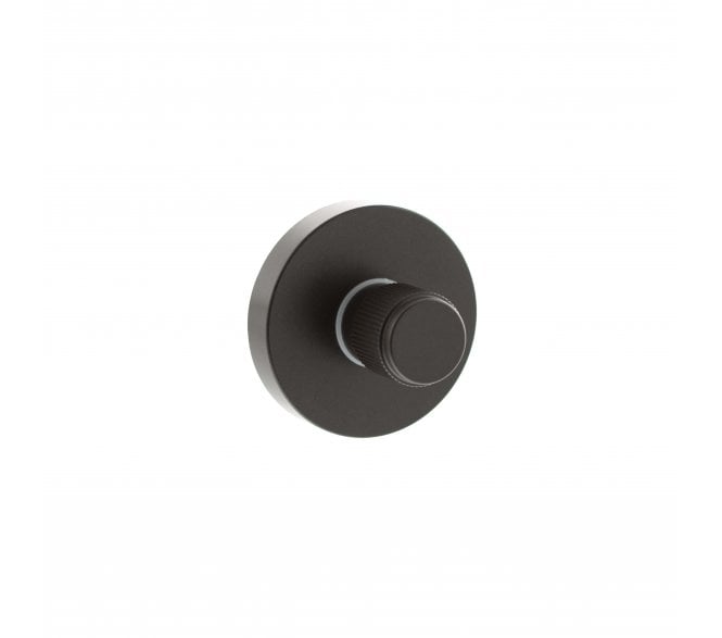 Senza Pari Lines Bathroom Turn & Release On Minimal Round Rose - Urban Dark Bronze