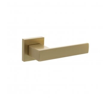 Senza Pari Panetti Lever On Square Rose - Satin Brass