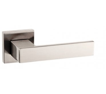Senza Pari Panetti Lever On Square Rose - Satin Nickel