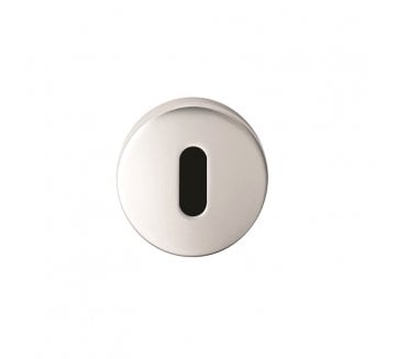 Serozzetta SZC003SC Concealed-Fix Keyhole Escutcheon - Satin Chrome