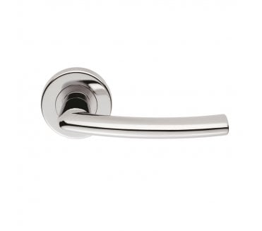 Serozzetta SZC020 Dos Door Handle On Rose - Polished Chrome