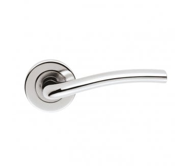 Serozzetta SZC040CP Cuatro Door Handle On Rose - Polished Chrome