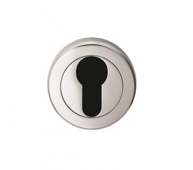 Serozzetta SZM001 Round Euro Profile Escutcheon - Polished Chrome