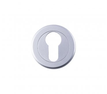 Serozzetta SZM001 Round Euro Profile Escutcheon - Satin Chrome