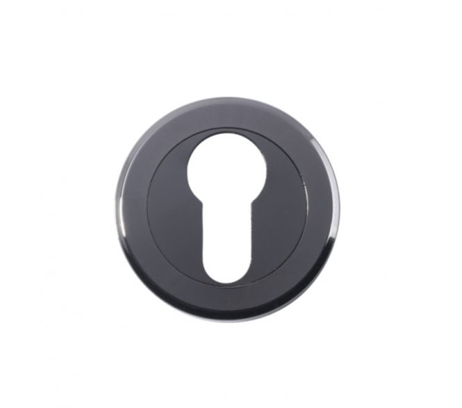Serozzetta SZM001BN Euro Profile Escutcheon - Black Nickel