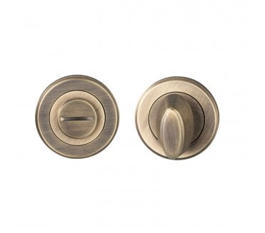 Serozzetta SZM004 Bathroom Turn & Release - Antique Brass