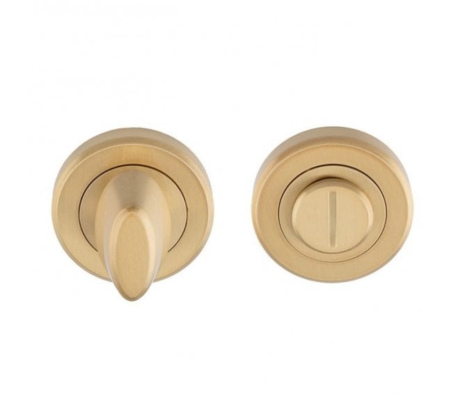 Serozzetta SZM004 Bathroom Turn & Release - Satin Brass