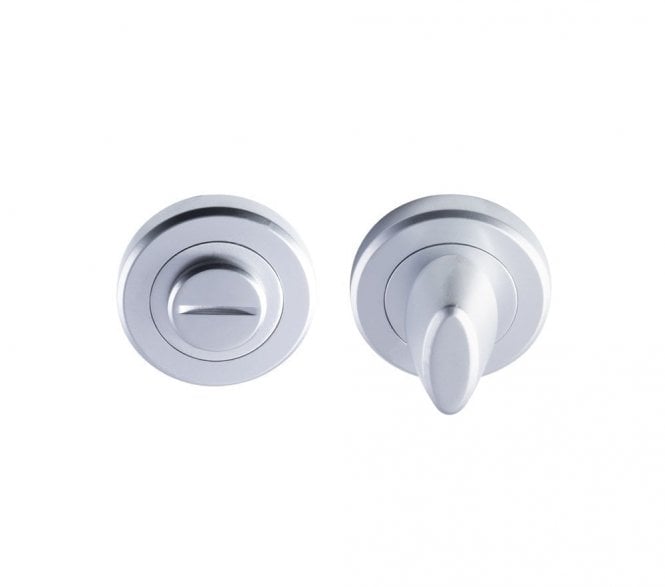Serozzetta SZM004 Bathroom Turn & Release - Satin Chrome