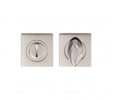 Serozzetta SZM004SQ Square Bathroom Turn & Release Set - Polished Chrome