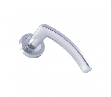 Serozzetta SZM380SC Design Door Handle On Rose - Satin Chrome