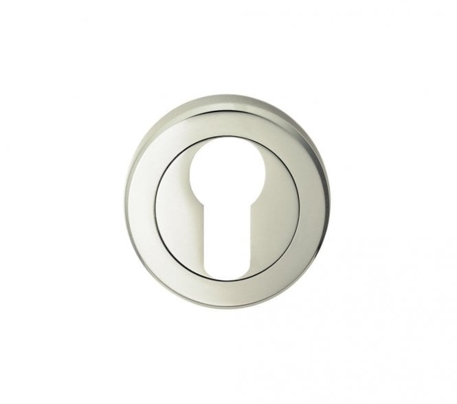 Serozzetta SZR001 Euro Profile Escutcheon - Polished Nickel