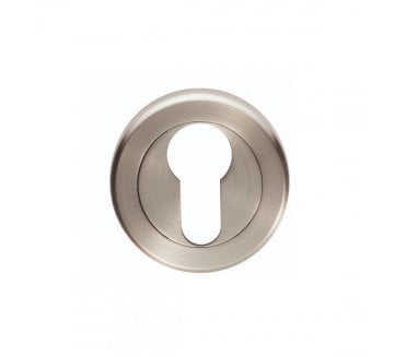 Serozzetta SZR001 Euro Profile Escutcheon - Satin Nickel