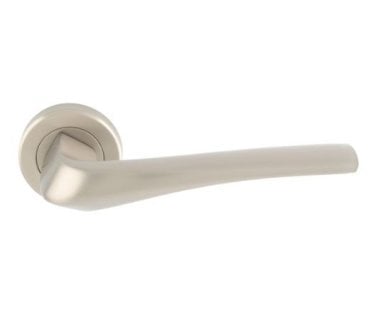 Serozzetta SZR120 Pronta Door Handle On Rose - Satin Nickel