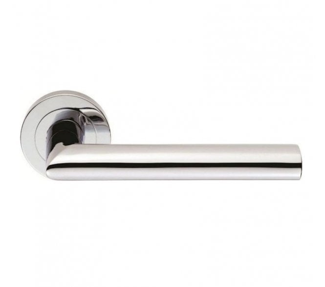 Serozzetta SZS060 Morado Door Handle On Rose - Polished Chrome