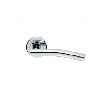 Serozzetta ZIN3115PC Carolina Door Handle On Rose - Polished Chrome