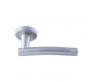 Serozzetta ZIN3115SC Carolina Door Handle On Rose - Satin Chrome