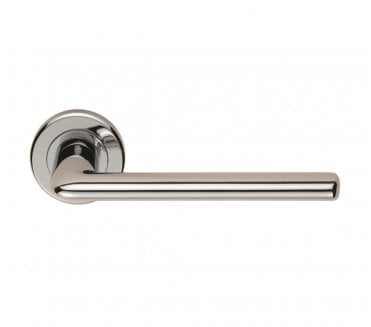 Serozzetta ZIN3144PC Manon Door Handle On Rose -Polished Chrome
