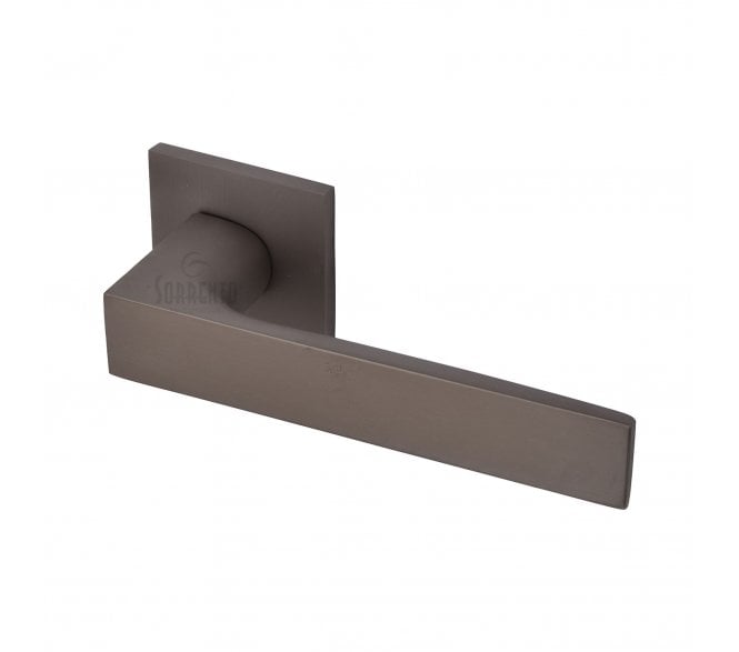 Sorrento 5M-3950-Q-141 Barcelona Door Handles On Square Rose - Venetian Bronze