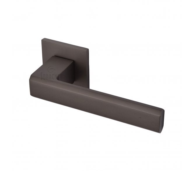 Sorrento 5M-3954-Q-141 Madrid Door Handles On Square Rose - Venetian Bronze
