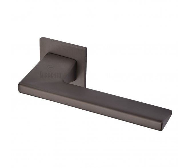 Sorrento 5M-4140-Q-141 Seville Door Handles On Square Rose - Venetian Bronze