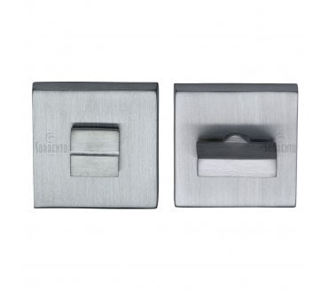 Sorrento SC-SQ4035 Square Bathroom Turn & Release Set - Satin Chrome