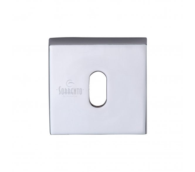 Sorrento SC-SQ5002 Concealed Square Standard Keyhole Escutcheon - Polished Chrome