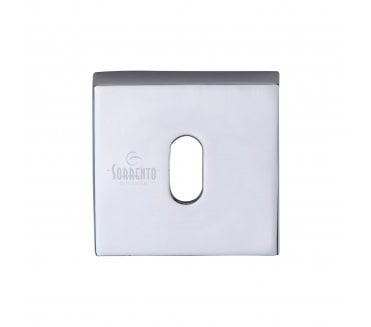 Sorrento SC-SQ5002 Concealed Square Standard Keyhole Escutcheon - Polished Chrome