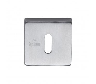 Sorrento SC-SQ5002 Concealed Square Standard Keyhole Escutcheon - Satin Chrome