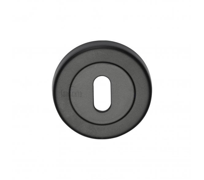 Sorrento SC-0191 Standard Keyhole Escutcheon - Matt Black