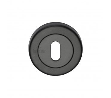 Sorrento SC-0191 Standard Keyhole Escutcheon - Matt Black